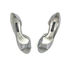 Nima Women’s Silver Heels 6
